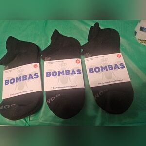 Bombas Ankle Socks  - Black 3 Pair